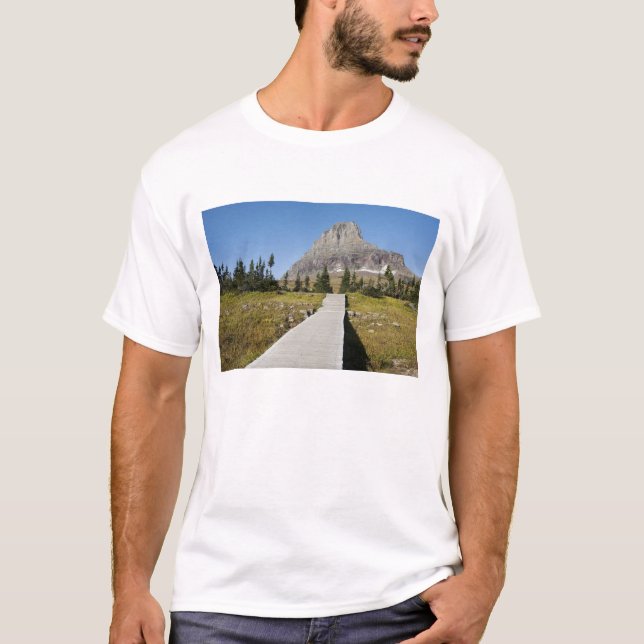 Die Bahn zur Ansicht von verstecktem See T-Shirt (Vorderseite)
