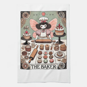 Die Baker Tarot Card Fairy Geschirrtuch
