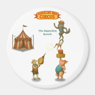 Die balancierende Truppe Magnet