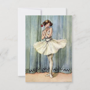Die Ballerina von Florence Anderson Dankeskarte