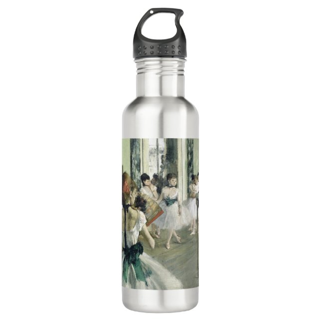 Die Ballettklasse Edgar Degas Edelstahlflasche (Vorderseite)