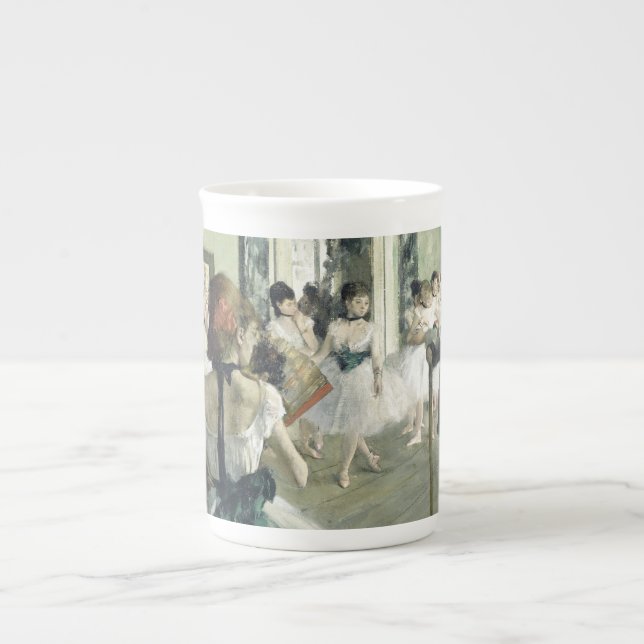 Die Ballettklasse Edgar Degas Prozellantasse (Vorderseite)