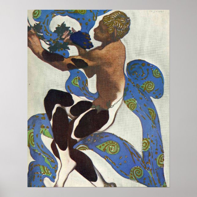 Die Balletttänzerin Nachmittag eines Vaters Poster (Vorne)