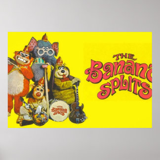 Die Banane spaltet sich Poster