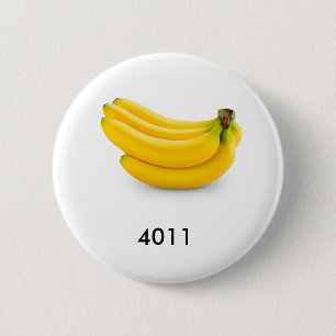 Die Bananen schauen gut genug zu essen Button