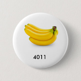 Die Bananen schauen gut genug zu essen Button