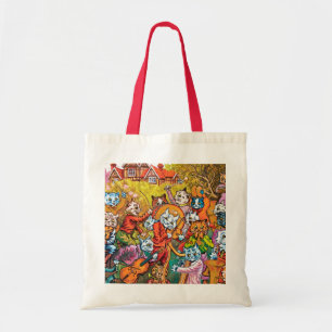 Die Band spielt Louis Wain Tragetasche