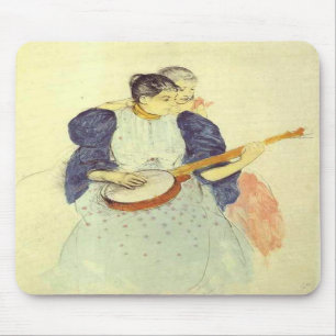 Die Banjo-Lektion, Mary Cassatt Mousepad
