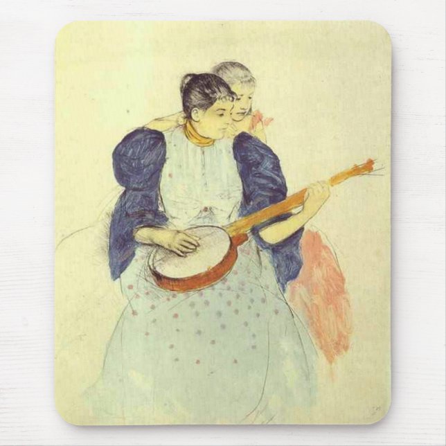 Die Banjo-Lektion, Mary Cassatt Mousepad (Vorne)