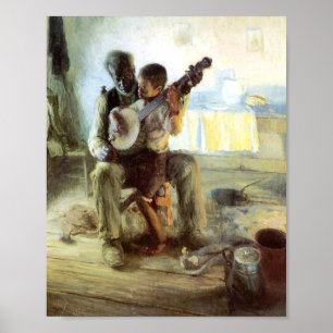 Die Banjostunde Von Henry Ossawa Tanner Poster