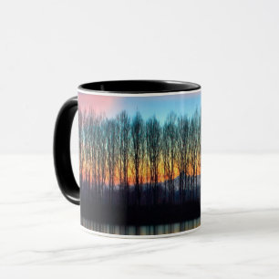 Die Bank des Po Piemont Italien Tasse