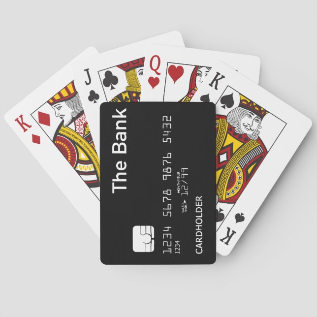 Die Bank Spielkarten (Rückseite)