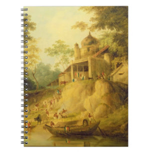 Die Banken des Ganges, c.1820-30 (Öl auf Leinwand) Notizblock