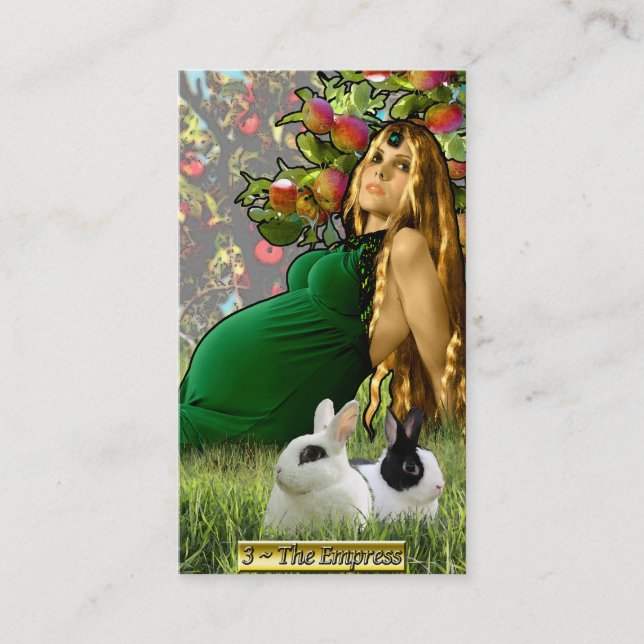 Die Banx Tarot-Kaiserin-Geschäfts-Karten Visitenkarte (Vorderseite)