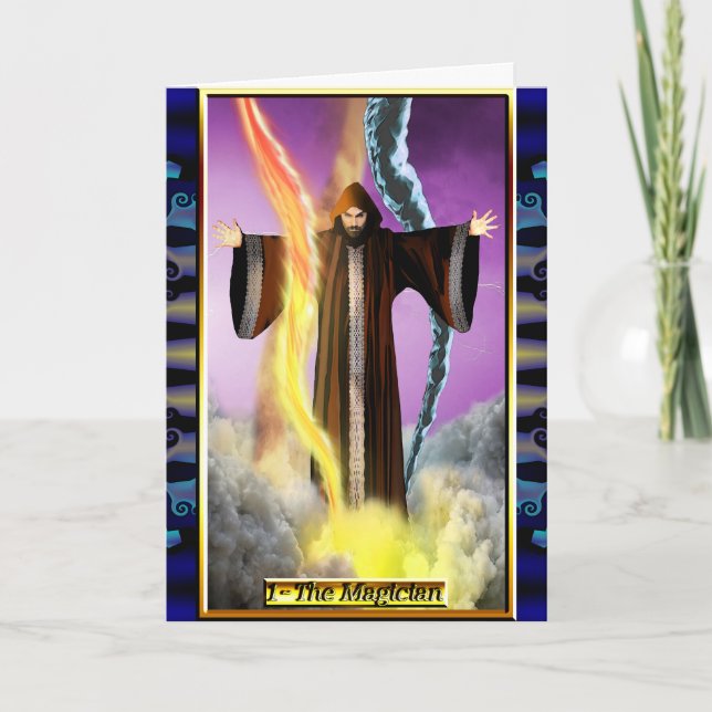 Die Banx Tarot-Magier-Gruß-Karte Karte (Vorderseite)