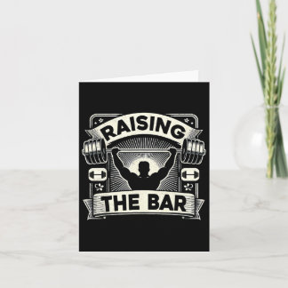 Die Bar Barbell-Bodybuilding anheben Karte