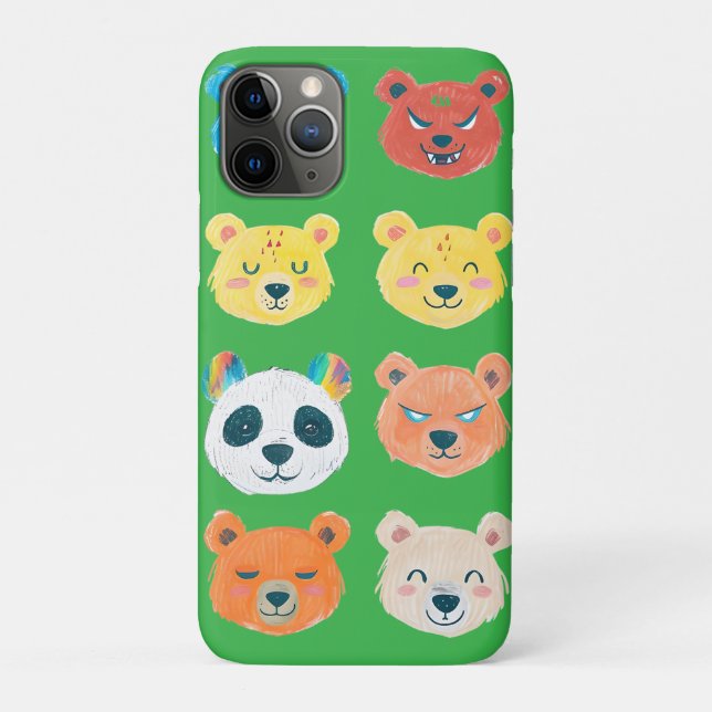 Die Bären der Persönlichkeit  Case-Mate iPhone Hülle (Rückseite)