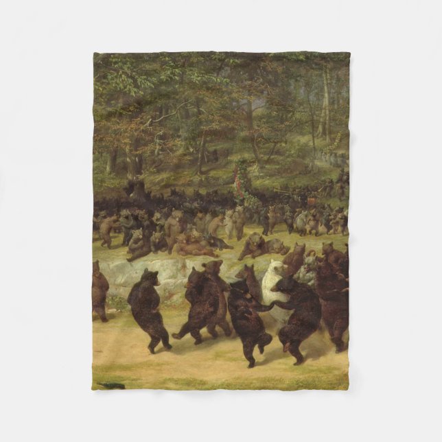 Die Bärenmalerei - William Holbrook Bart Fleecedecke (Vorderseite)