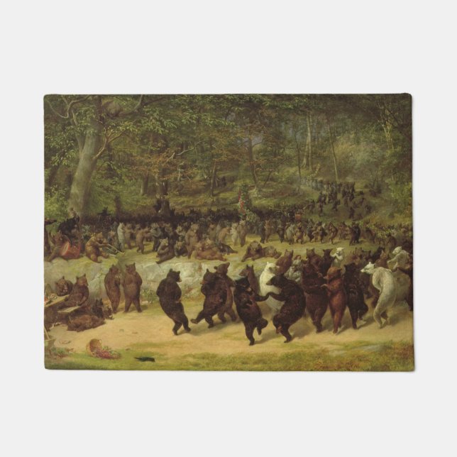 Die Bärenmalerei - William Holbrook Bart Fußmatte (Vorderseite)