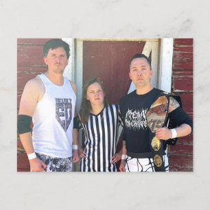 Die Barnyard-Schüssel - Todtätige Ed vs. Gemeine M Postkarte