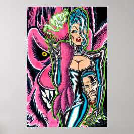 Die Baroness™ und ihr rosa Werwolf Poster