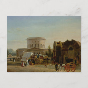 Die Barriere bei La Villette Postkarte