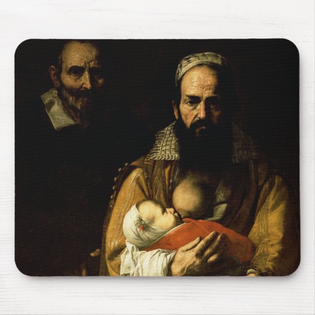 Die bärtige stillende Frau, 1631 Mousepad (Vorne)