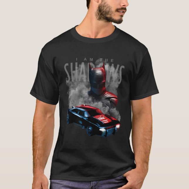 Die Baseballmatte und der Batmobile T-Shirt (Vorderseite)