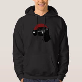 Die Batman & Batmobile Grafik Hoodie