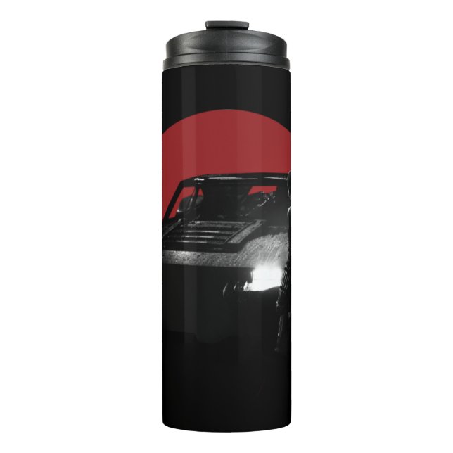 Die Batman & Batmobile Grafik Thermosbecher (Vorderseite)
