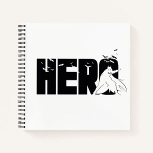 Die Batman-Grafik "Hero" Notizbuch