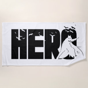 Die Batman-Grafik "Hero" Strandtuch