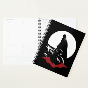 Die Batman Motorrad-Silhouette Planer