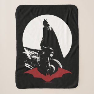 Die Batman Motorrad-Silhouette Sherpadecke