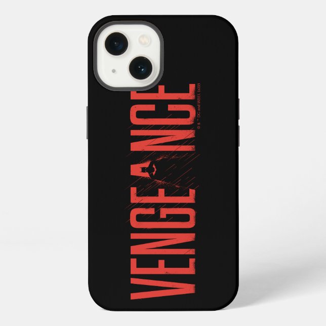 Die Batman-Rache-Silhouette iPhone Hülle (Rückseite)