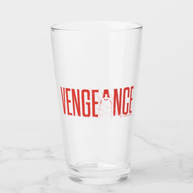 Die Batman-Silhouette der Rache Glas (Vorderseite)