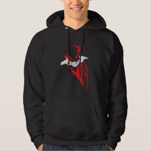 Die Batman Spraypaint-Kontur Hoodie