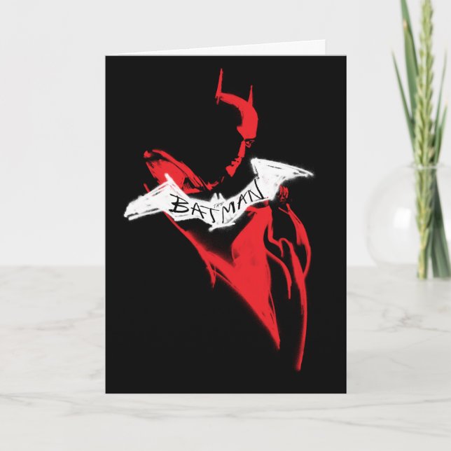 Die Batman Spraypaint-Kontur Karte (Vorderseite)