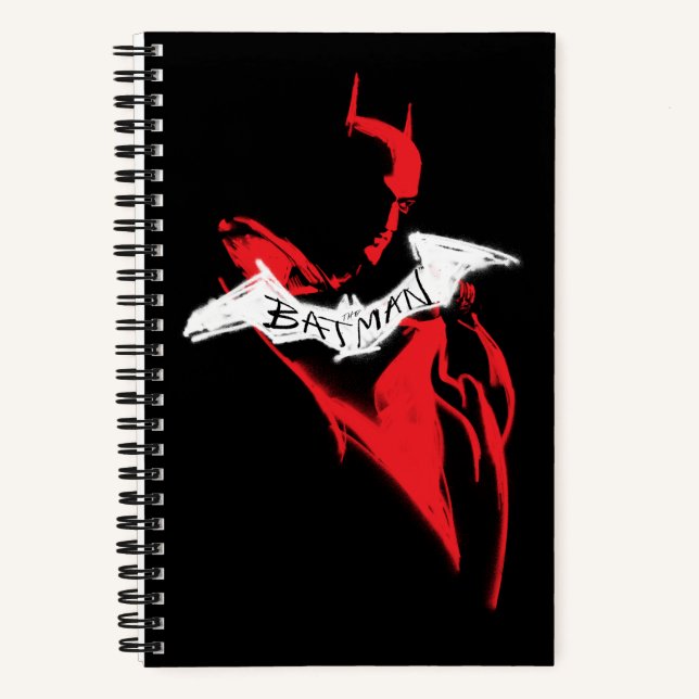 Die Batman Spraypaint-Kontur Notizbuch (Vorderseite)