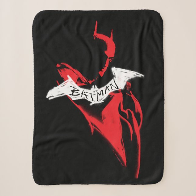 Die Batman Spraypaint-Kontur Sherpadecke (Vorderseite)