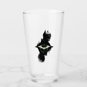 Die Batman- und die Riddler-Grafik Glas