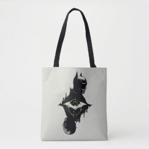 Die Batman- und die Riddler-Grafik Tasche