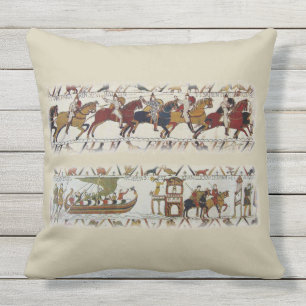 Die Bayeux-Tapisserie a2 Kissen Für Draußen