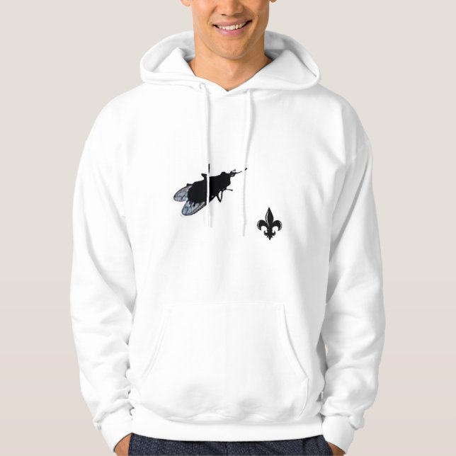 Die Bayou-Fliege Hoodie (Vorderseite)