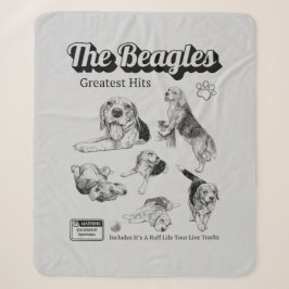 Die Beagle besten Hits Album cov Sherpa Blanket Sherpadecke