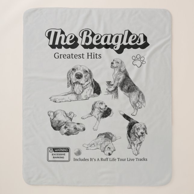 Die Beagle besten Hits Album cov Sherpa Blanket Sherpadecke (Vorderseite)