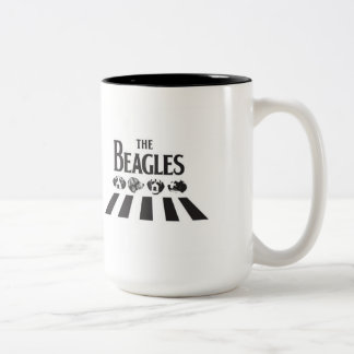 Die Beagle-Tasse Zweifarbige Tasse