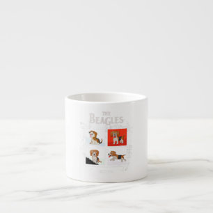 Die Beagles Ließ es wunderschön und Niedlich für d Espressotasse