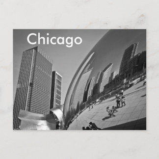 Die Bean Chicago Postkarte