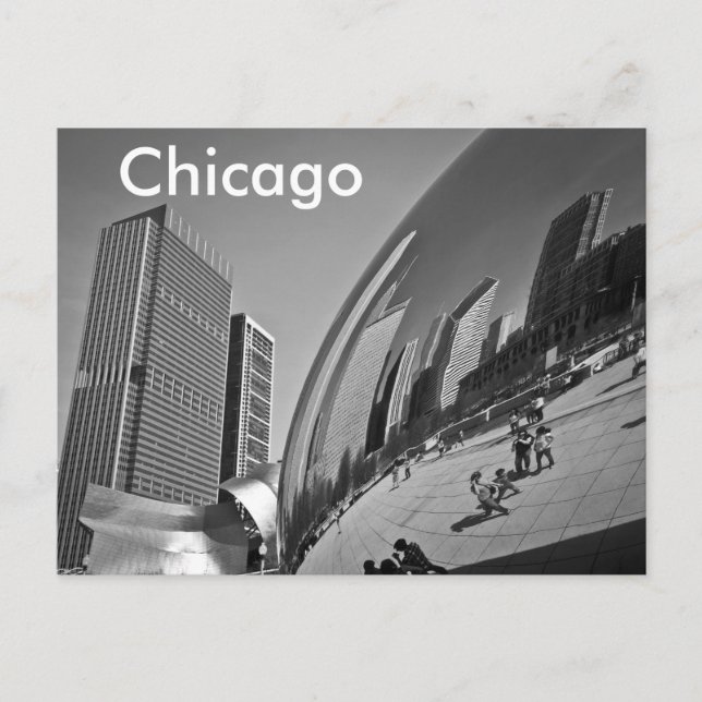 Die Bean Chicago Postkarte (Vorderseite)